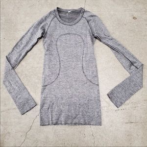NWOT LuLu Lemon Swiftly Long Sleeve Sparkle Top
